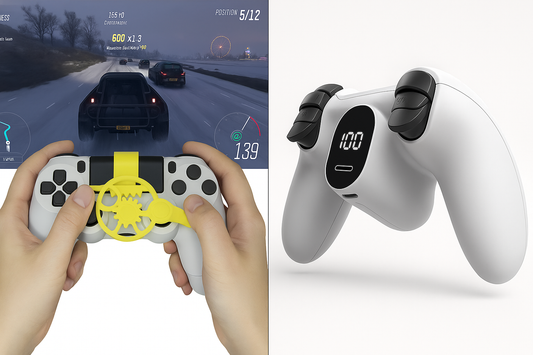 Charge Kit for PS5 Controller + Mini Steering Wheel