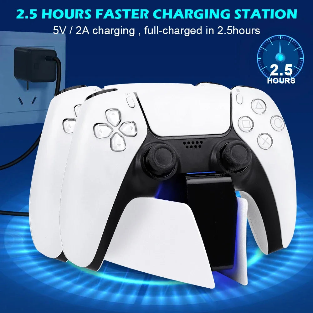 Dual Fast Charger Dock For PS5