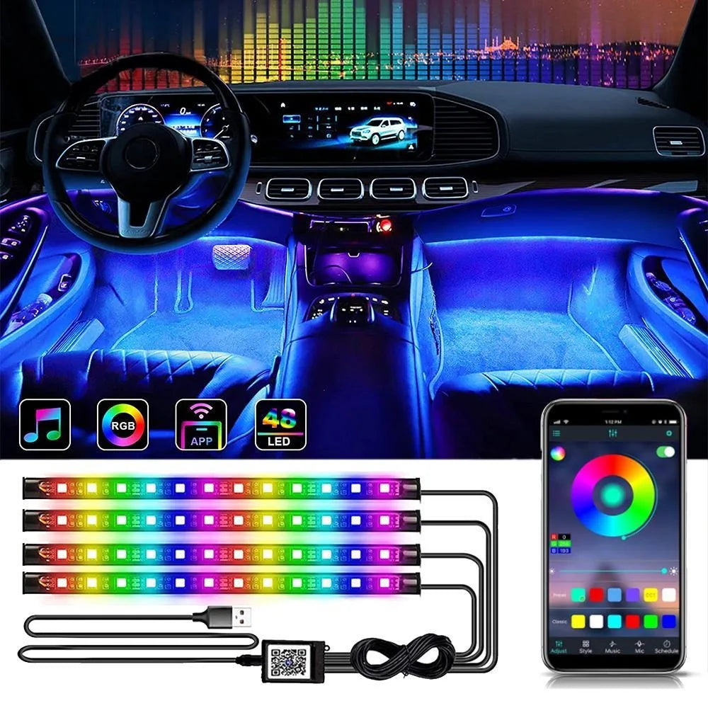 Led Interior Light Strip For Car