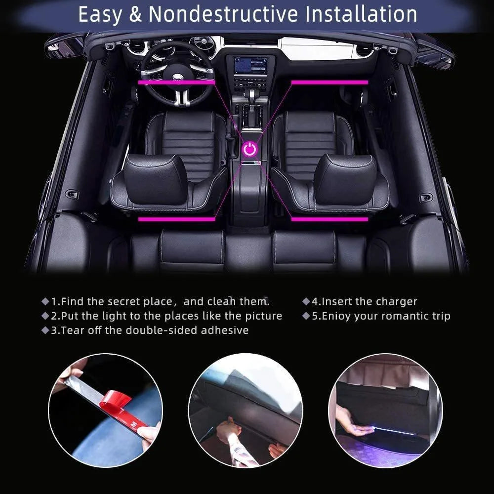 Led Interior Light Strip For Car