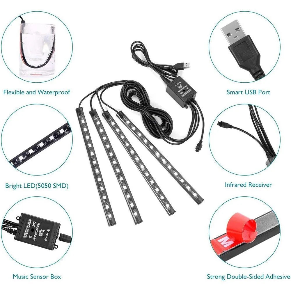 Led Interior Light Strip For Car