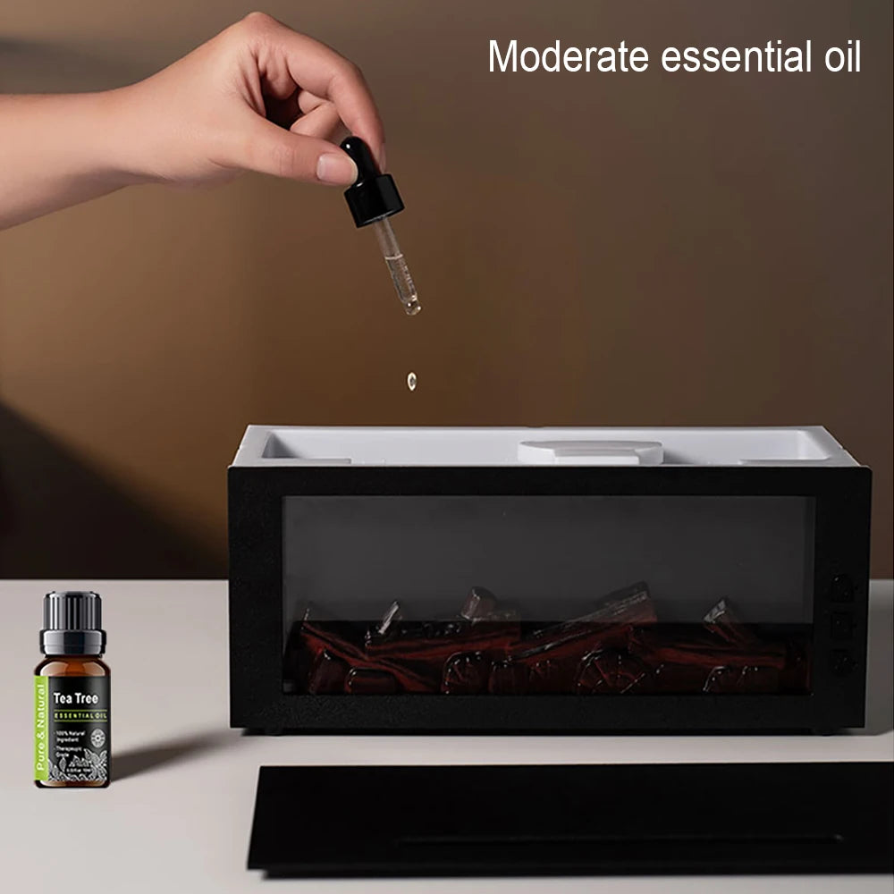 Humidifier With Realistic Flame