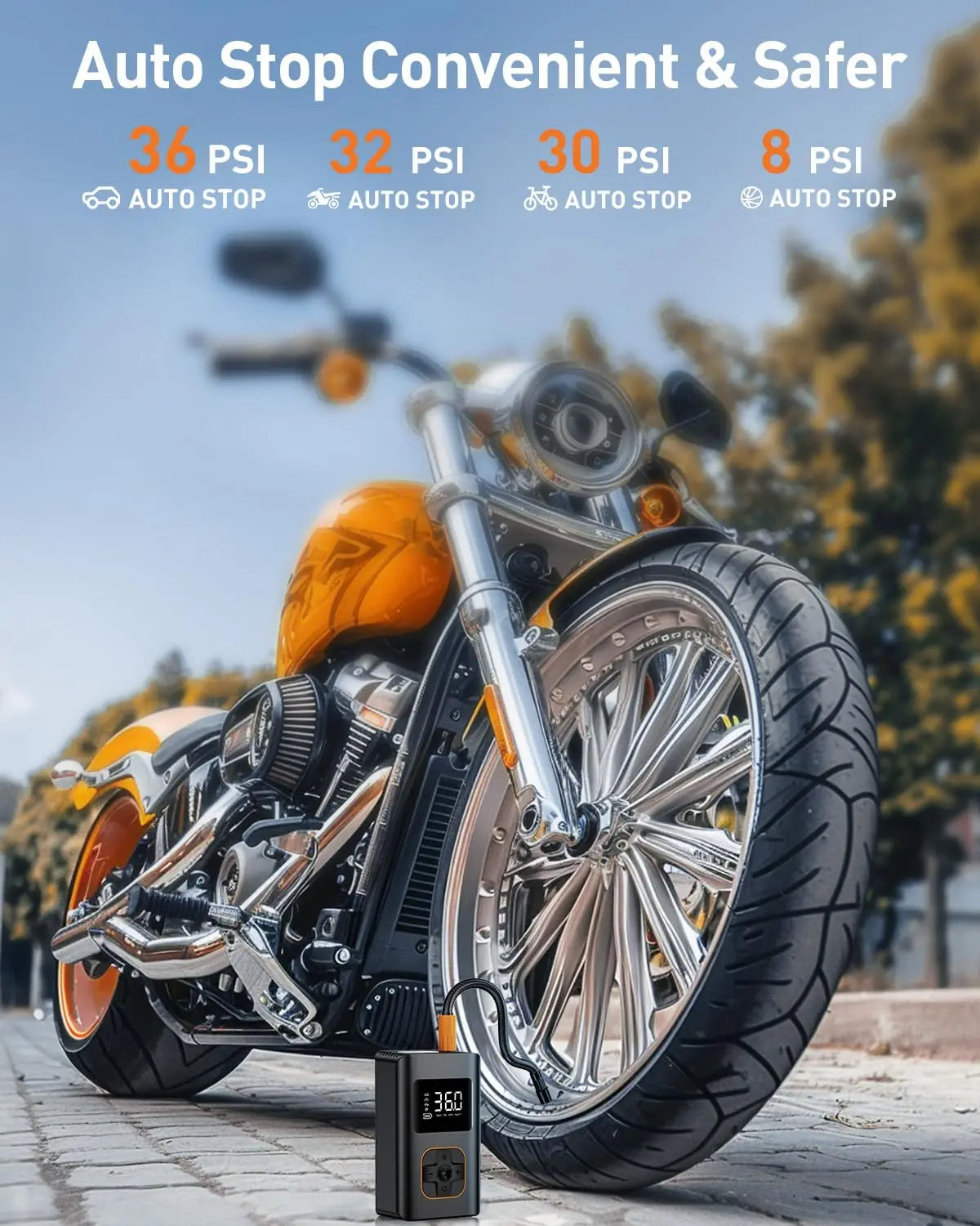 Tire Inflator Portable Air Compressor