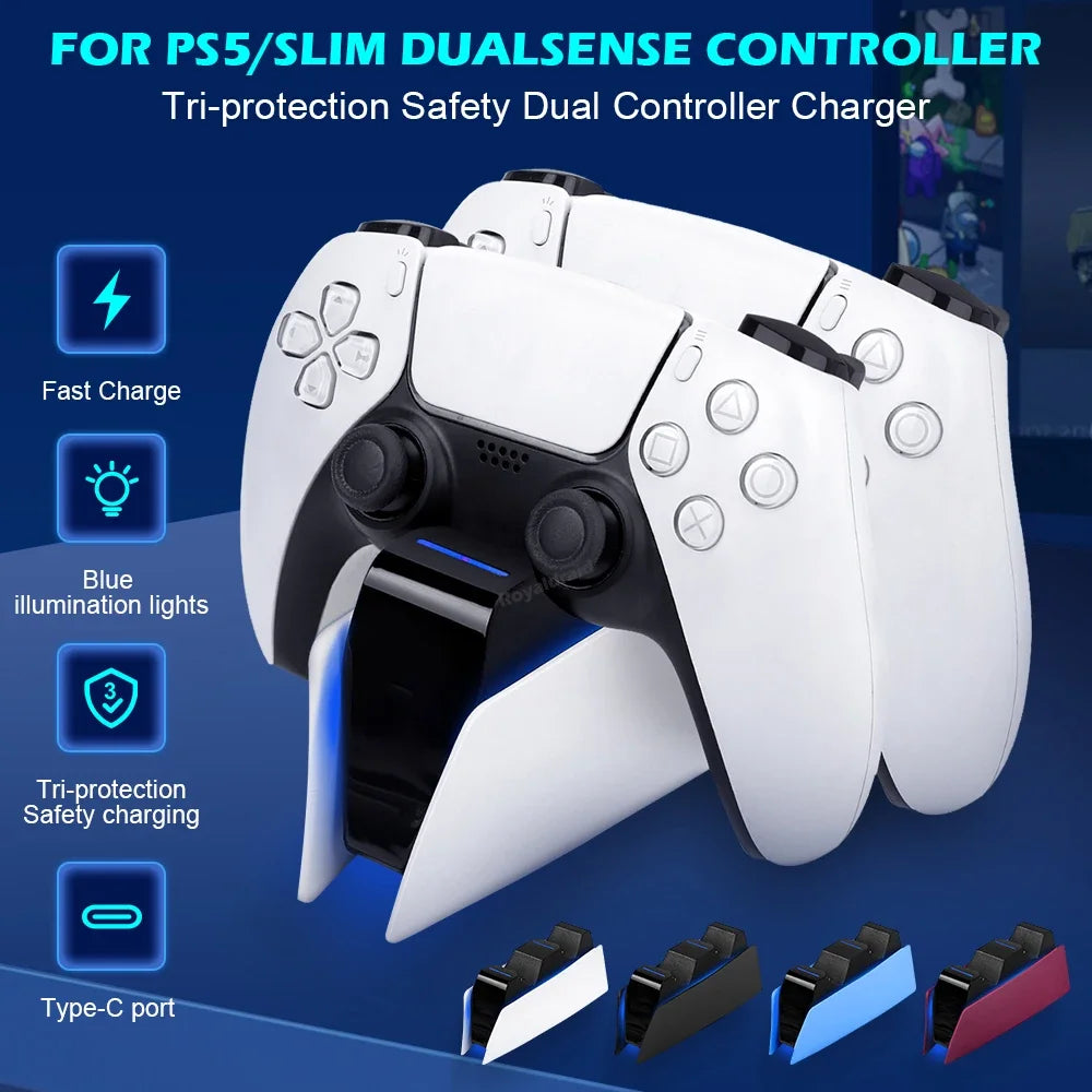 Dual Fast Charger Dock For PS5
