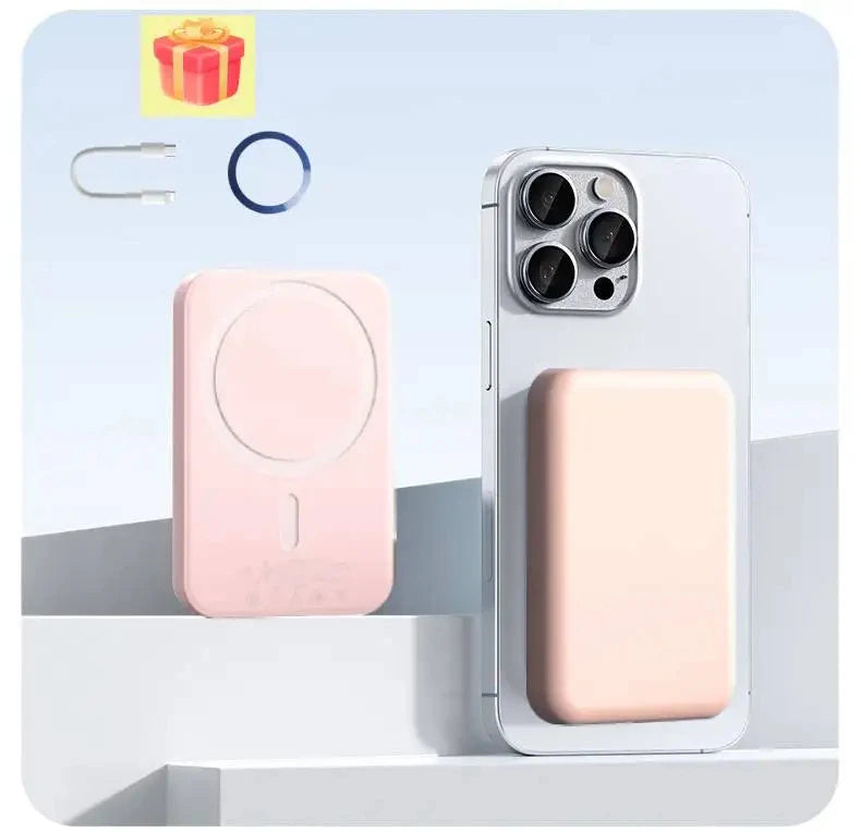 Magnetic Wireless Portable ChargerFor iPhone 13 14 15 16 17 Pro Max