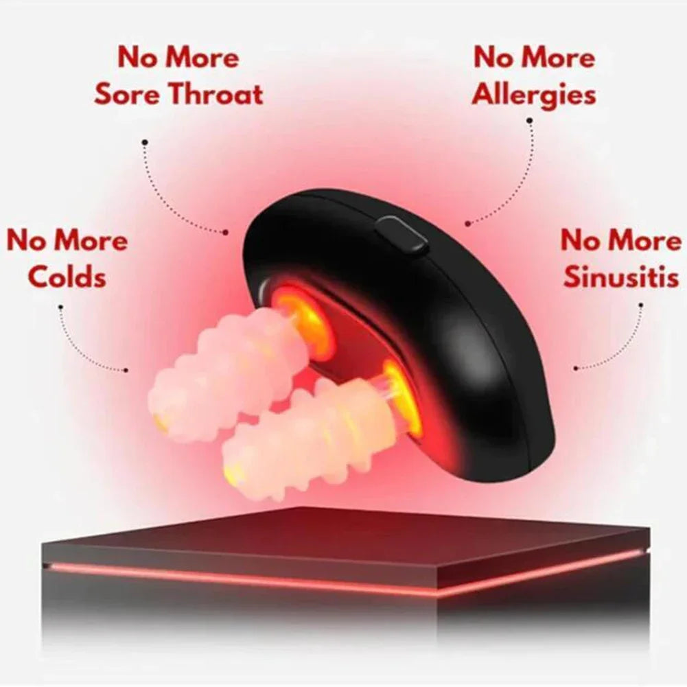 Cordless Red Light Therapy Device for Nose Massage