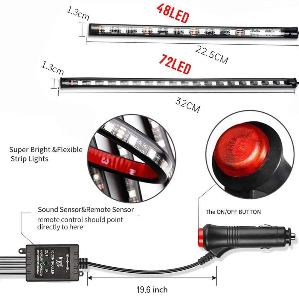 Led Interior Light Strip For Car